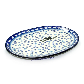 Półmisek owalny Duży dek. 1771X Czarny Kot